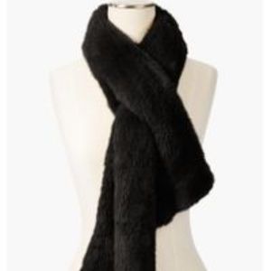 Talbots Accessories - Talbots Faux-Fur Pull Through Scarf Talbots Accessories - Talbots Faux-Fur Pull Through Scarf